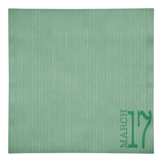 Large March Napkin 10" x 10" Cotton Twill Napkin
